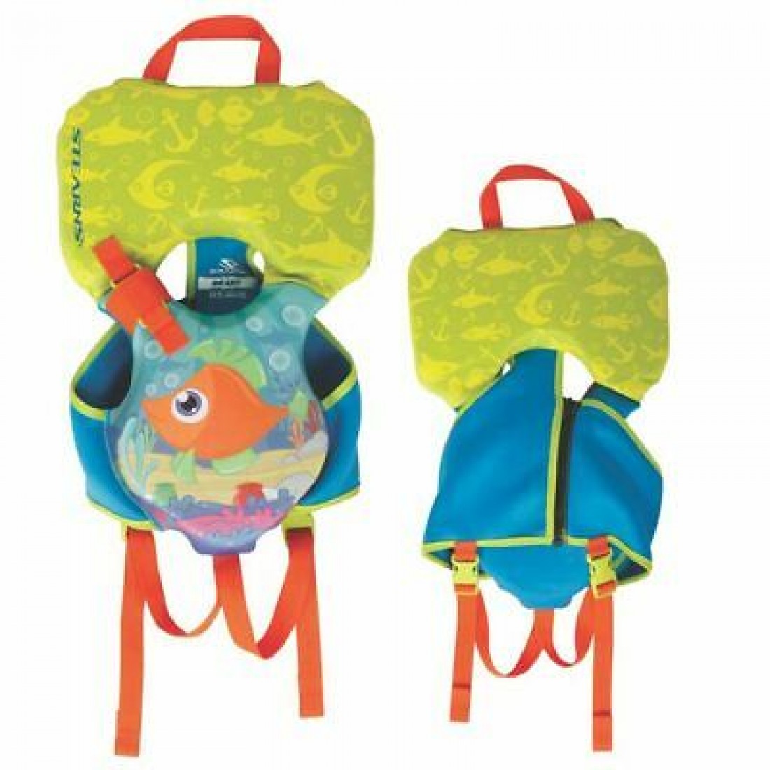 COLEMAN PFD 5402 HYDRO INFANT ORANGE FISH C004 COLEMAN PFD 5402 HYDRO INFANT ORANGE FISH C004