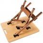COLEMAN COMFORTMASTER BAMBOO SIDE TABLE COLEMAN COMFORTMASTER BAMBOO SIDE TABLE