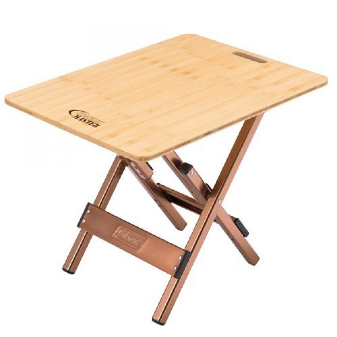COLEMAN COMFORTMASTER BAMBOO SIDE TABLE COLEMAN COMFORTMASTER BAMBOO SIDE TABLE