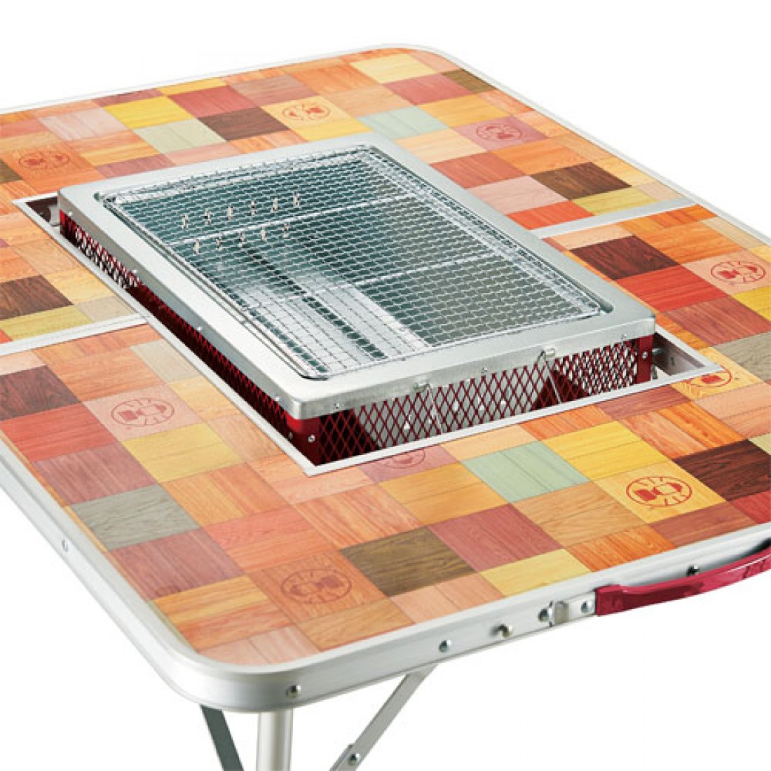 COLEMAN NATURAL MOSAIC BBQ TABLE/110 PLUS COLEMAN NATURAL MOSAIC BBQ TABLE/110 PLUS
