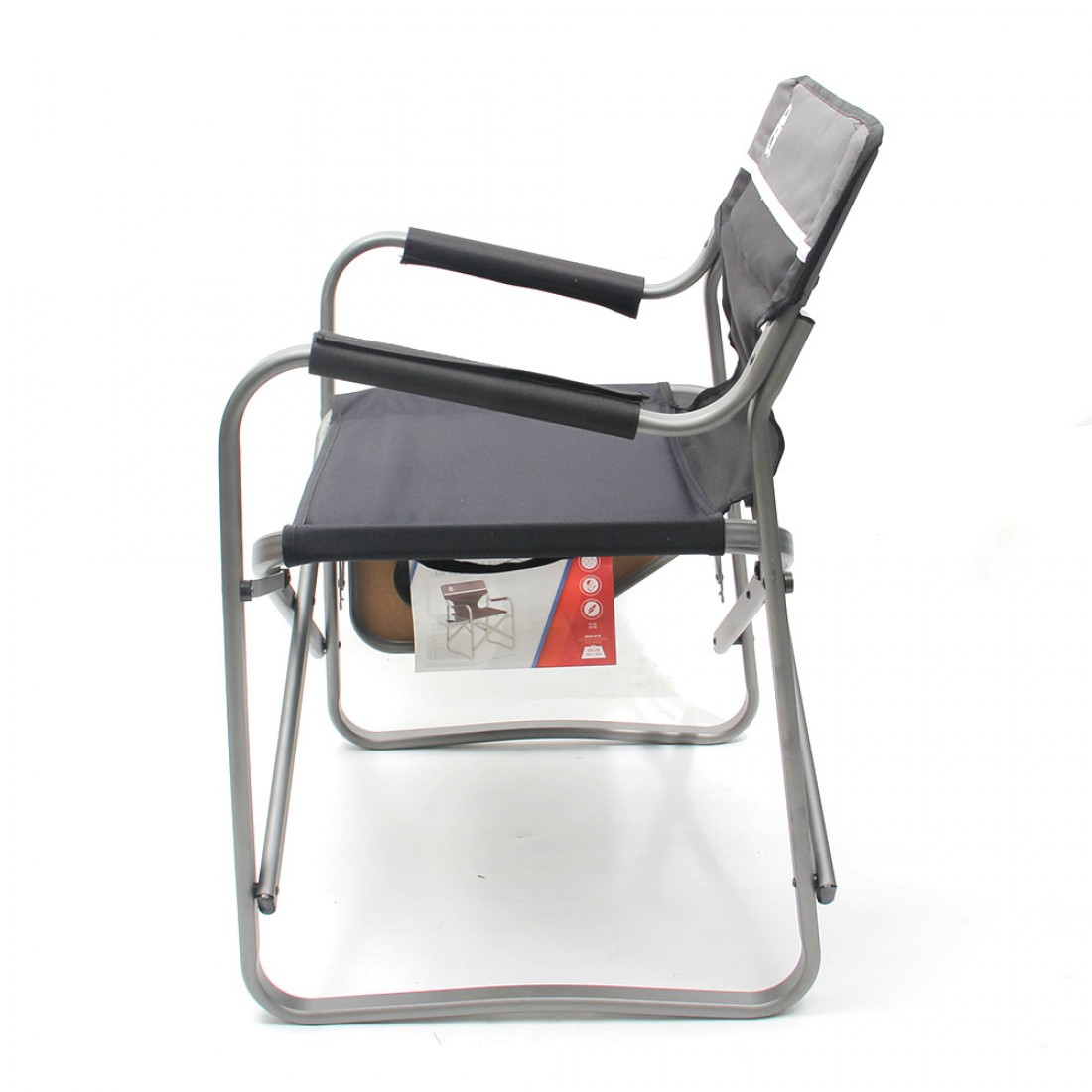 Coleman Aluminum Deck Chair with Table (Black) Coleman Aluminum Deck Chair with Table (Black)