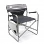 Coleman Aluminum Deck Chair with Table (Black) Coleman Aluminum Deck Chair with Table (Black)