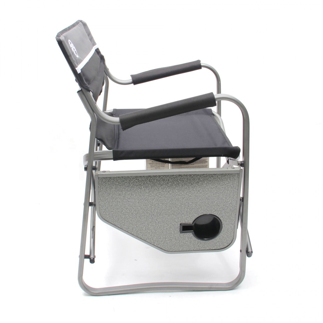 Coleman Aluminum Deck Chair with Table (Black) Coleman Aluminum Deck Chair with Table (Black)