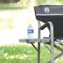 Coleman Aluminum Deck Chair with Table (Black) Coleman Aluminum Deck Chair with Table (Black)