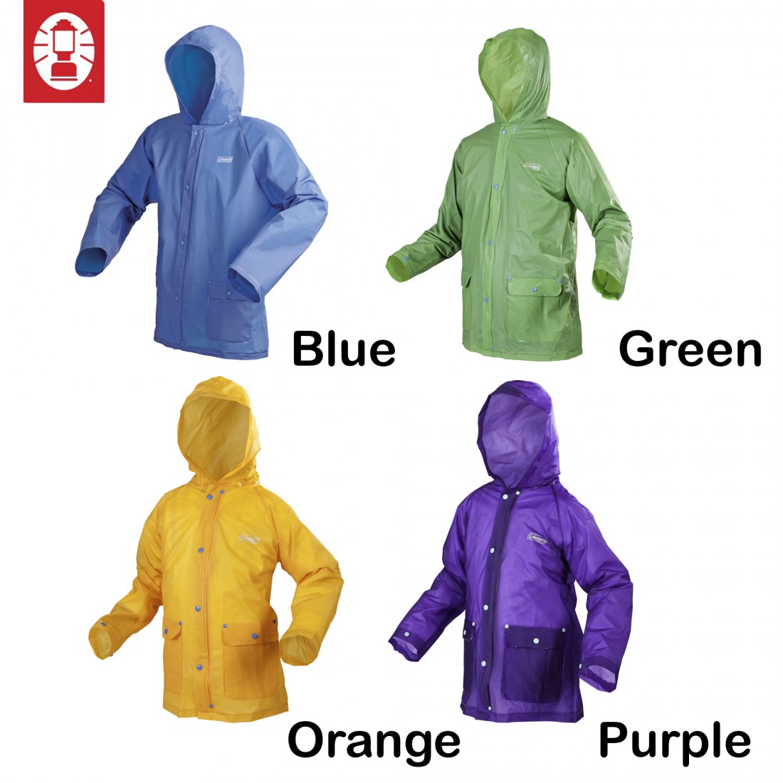 Coleman Youth Eva Rain Jacket (L/XL) - Blue Coleman Youth Eva Rain Jacket (L/XL) - Blue