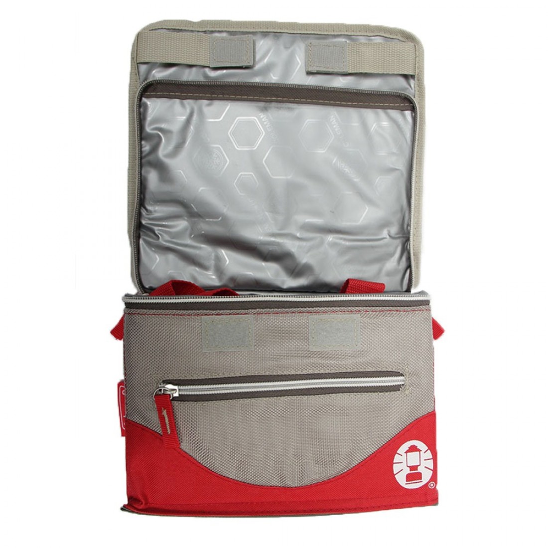 Coleman 4L Collapsible Soft Cooler (Beige/Red) Coleman 4L Collapsible Soft Cooler (Beige/Red)
