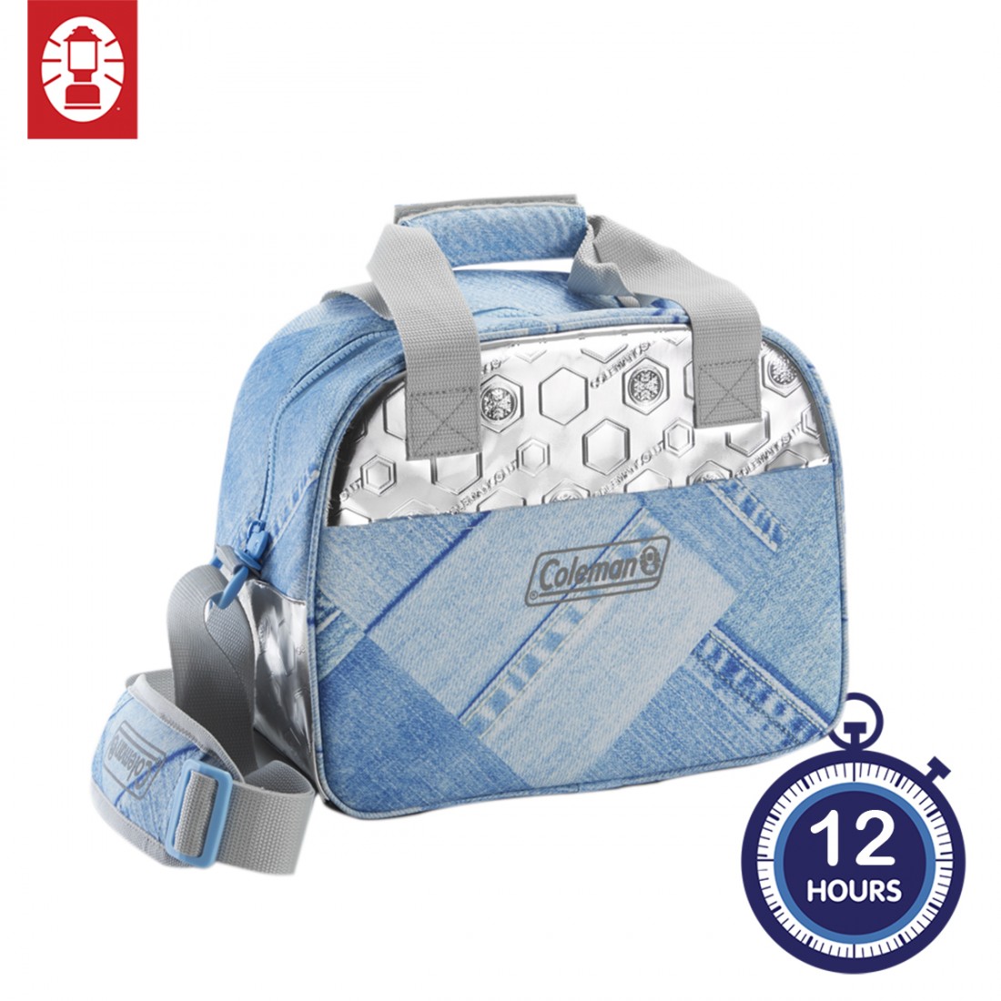 Coleman 12 Hours Denim Soft Cooler - 10 Cans Coleman 12 Hours Denim Soft Cooler - 10 Cans