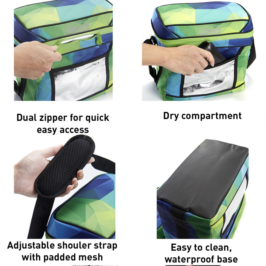 Coleman 12 Hours Polygonal Soft Cooler - 16 Cans Coleman 12 Hours Polygonal Soft Cooler - 16 Cans